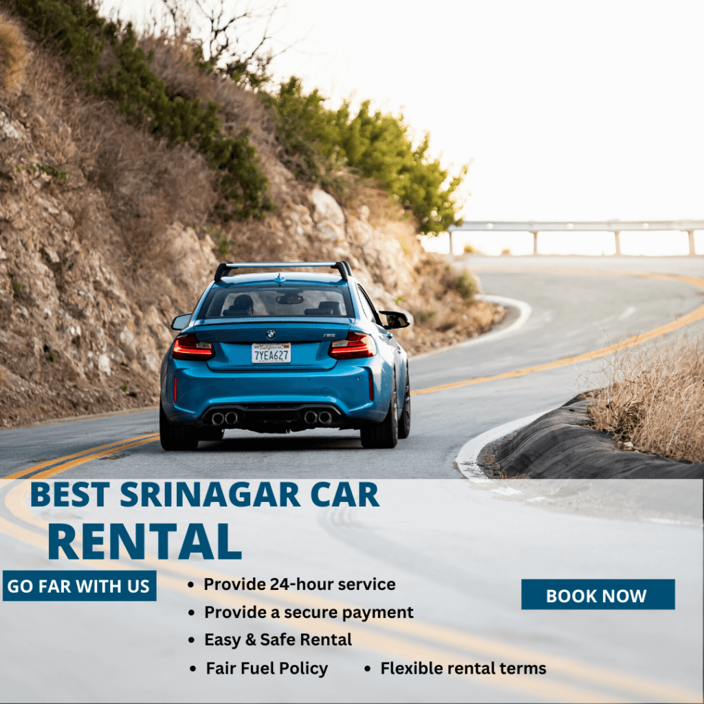 srinagar car hire with driver